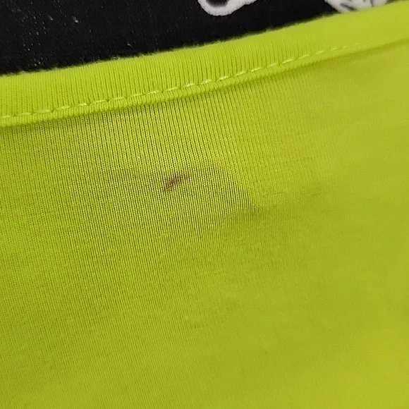 Bebe Neon Green And Teal Ruched Maxi Dress S - Picture 10 of 10